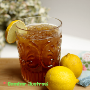 Gambar ilustrasi lemon tea